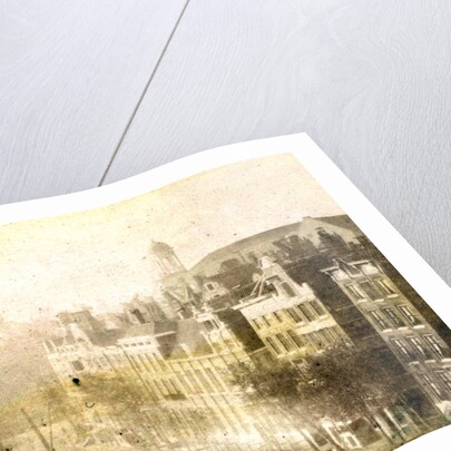 View of Catherine's Church and the Koningsplein, in Amsterdam, seen from the roof of the photographer by Eduard Isaac Asser