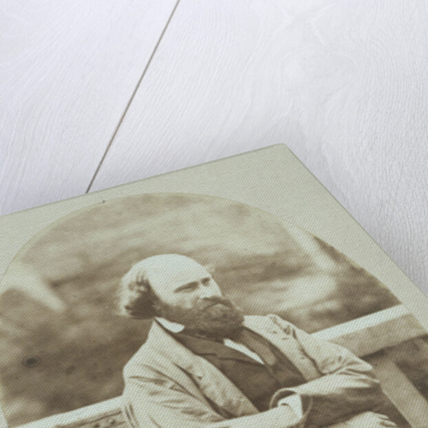 Portrait of Marie Eugène Bour for the balustrade of the garancine factory by Eduard Isaac Asser