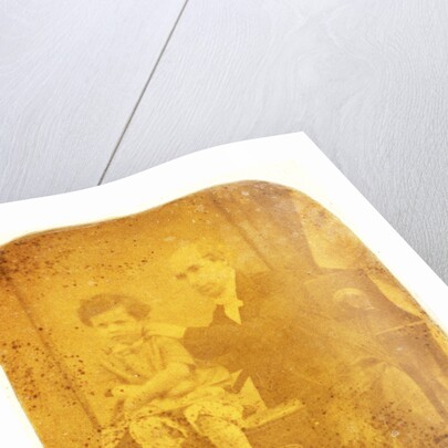 Self-portrait with his son Louis by Eduard Isaac Asser