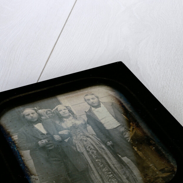 Portrait of Euphrosine Asser Oppenheim and two of her brothers by Eduard Isaac Asser