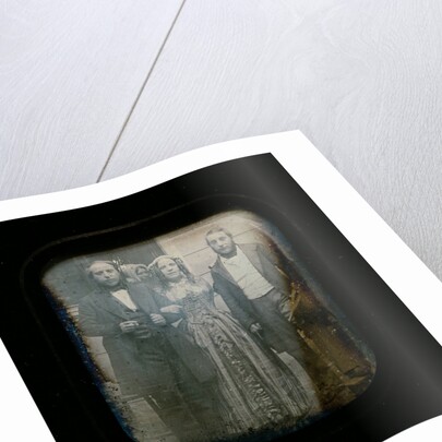 Portrait of Euphrosine Asser Oppenheim and two of her brothers by Eduard Isaac Asser