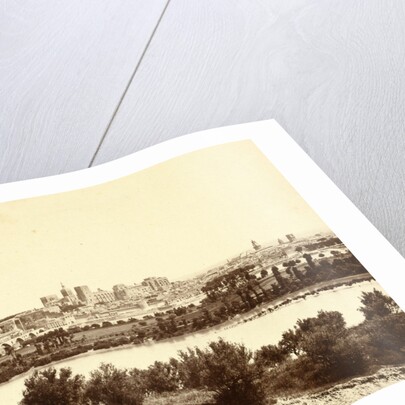 View of Avignon by Édouard Denis Baldus