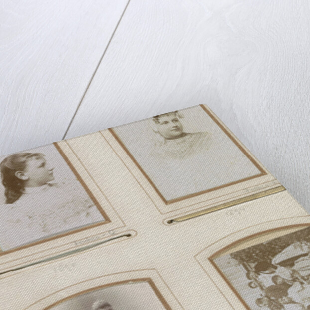 Queen Emma in robes of state, Wegner & Mottu, Louis Wegner by Pierre Alexis Mottu