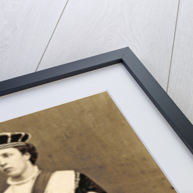 Portrait of the (presumably) Delft student WH Havelaar short coat and hat by Emma Kirchner