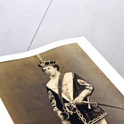 Portrait of the (presumably) Delft student WH Havelaar short coat and hat by Emma Kirchner