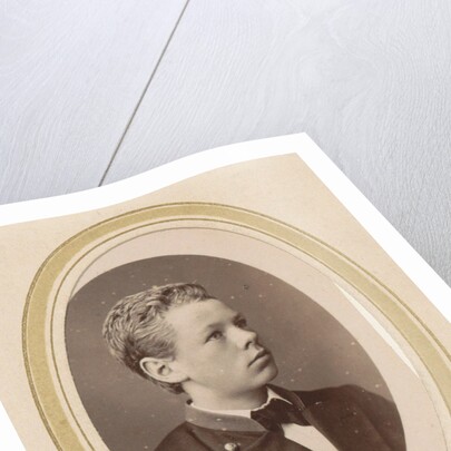 Portrait of a young man with a bow by Bernardus Bruining