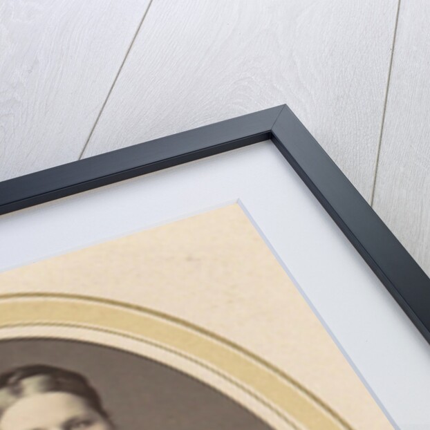 Portrait of a woman with a dress and tied tail by A. Böeseken