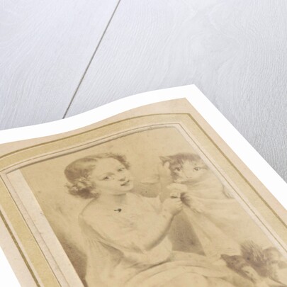 Ppicture of a child that a cat dresses by Anonymous