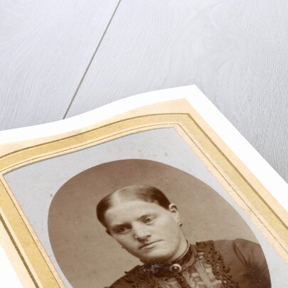 Portrait of a woman with a necklace by H. Bulens Jr