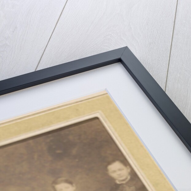 Portrait of four children in a chair by Anonymous
