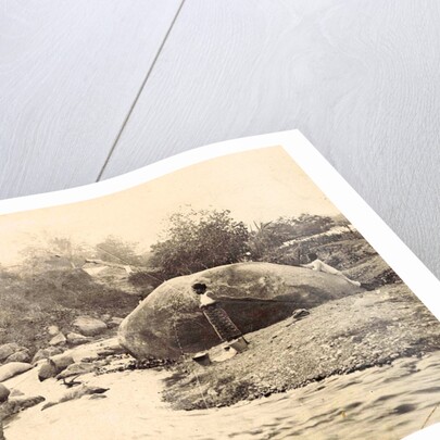 Waxing women in rock formations in Ambon (possibly the Paper Elephant), Indonesia (possibly the Paper Elephant) by Anonymous
