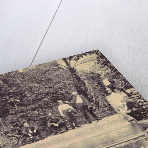 Men, basin, dam, water by Anonymous