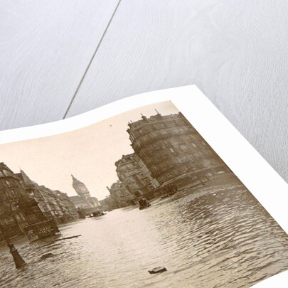 Flooded street in Paris by Anonymous