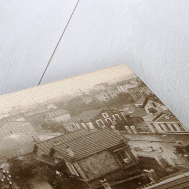Flooding Paris suburbs in 1910, France by Anonymous