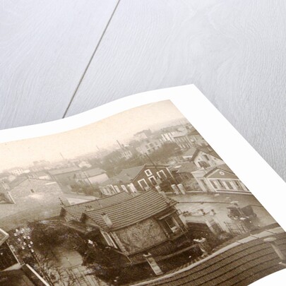 Flooding Paris suburbs in 1910, France by Anonymous