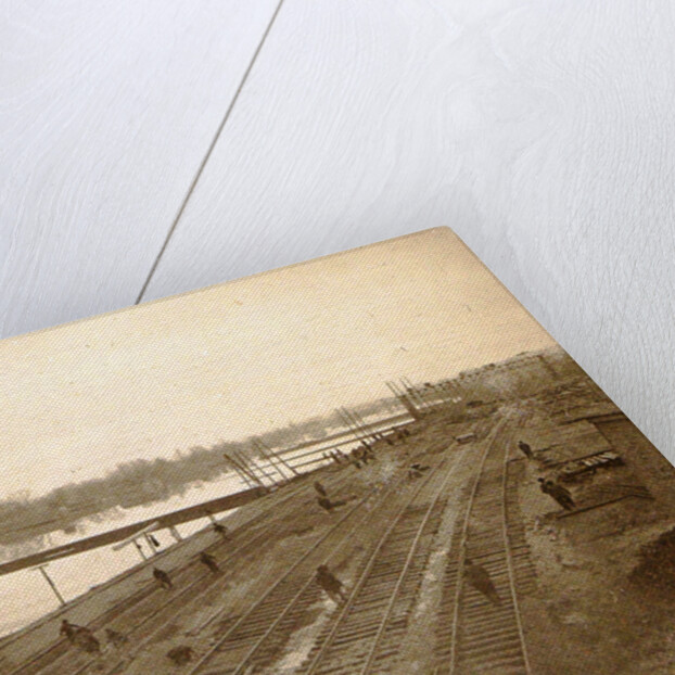 Album of flooding Paris suburbs in 1910, France by Anonymous