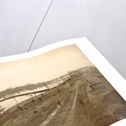 Album of flooding Paris suburbs in 1910, France by Anonymous