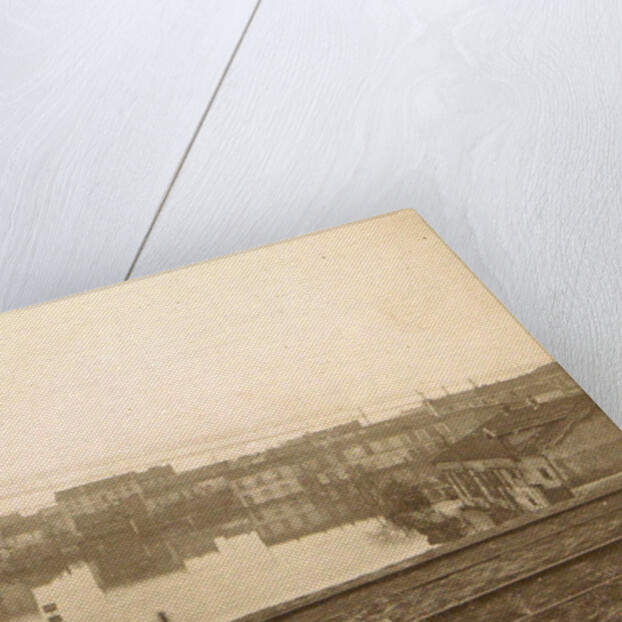 Flooded buildings during the flooding of Paris, seen from a train by France