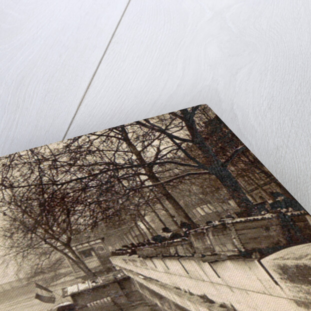 album flooding Paris suburbs in 1910, France by Anonymous