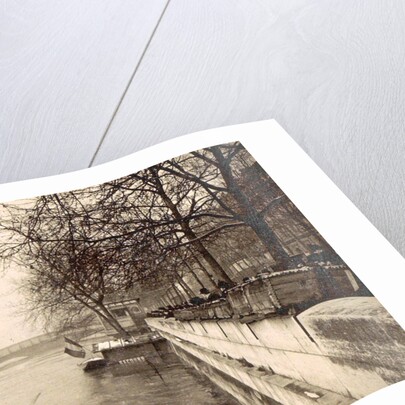 album flooding Paris suburbs in 1910, France by Anonymous