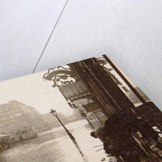 album flooding Paris suburbs in 1910, France by Anonymous