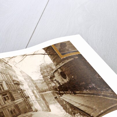 album flooding Paris suburbs in 1910, France by Anonymous