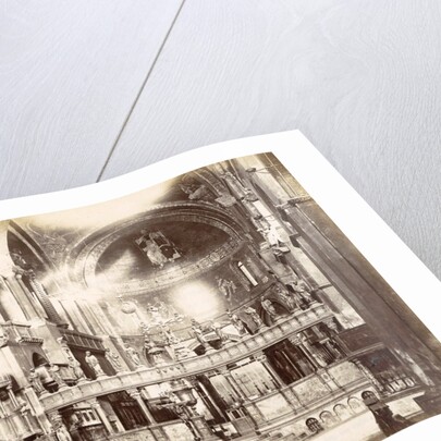 Choir, Byzantine cross, altar and altar of the Basilica of San Marco in Venice by Carlo Ponti