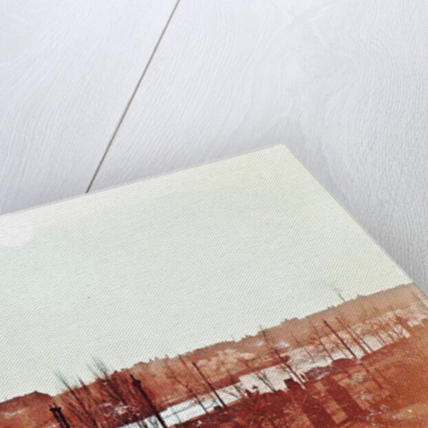 View Weesperzijde and Amsteldijk in Amsterdam at night, south of the New Amstel Bridge, Nieuwe Amstelbrug by Anonymous