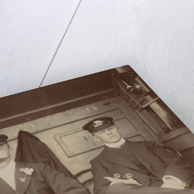 Two captains on board a ship by Anonymous