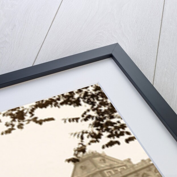 Rogier Brussels: buildings, passersby, horse carriages and a mussel woman by Anonymous