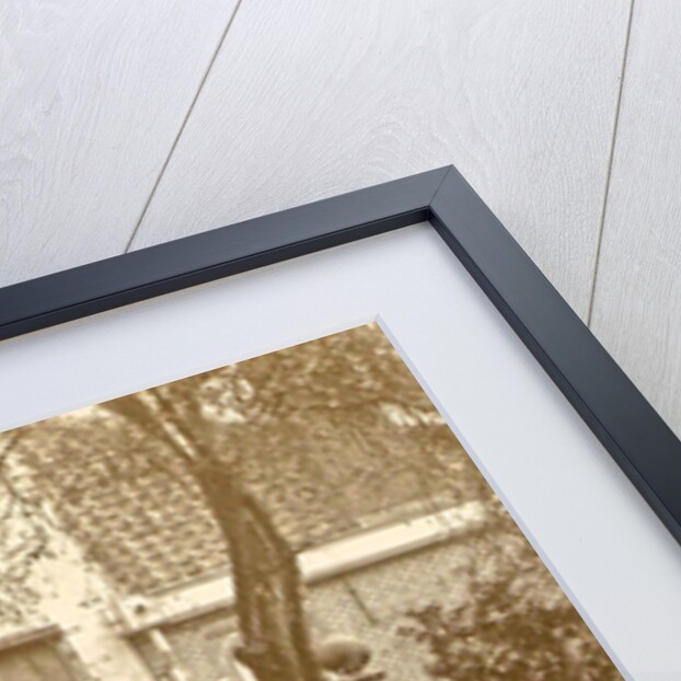 Pump on a church square by Anonymous