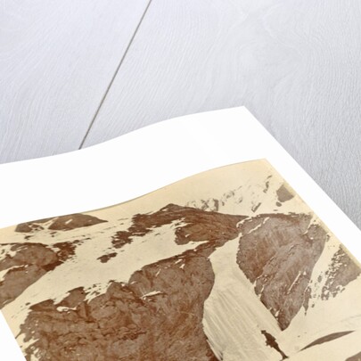 Man on the frozen waterfall Dota, Tibet by D.T. Dalton