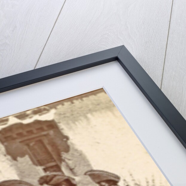 Group of Tibetan clergy (llamas) with wind instruments (dunchen), D.T. Dalton, 1903 - 1906 by D.T. Dalton