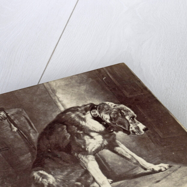 print of a painting by Edwin Henry Landseer by Anonymous