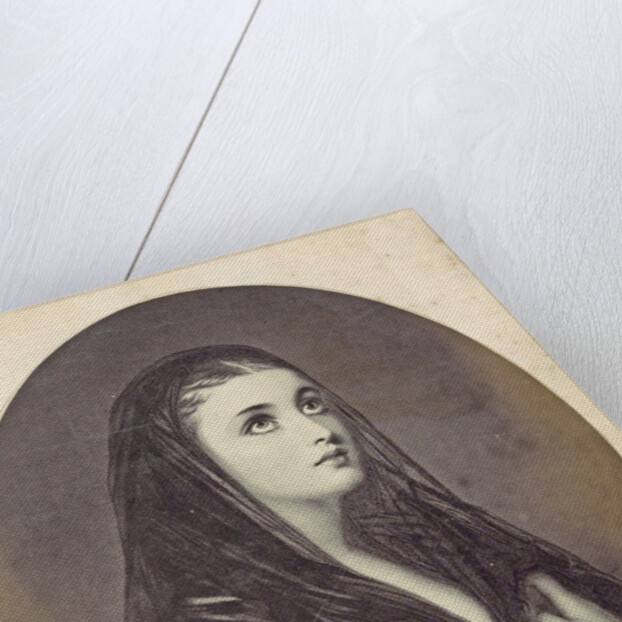Photo Reproduction of (presumably) a print of Mary Magdalene by Anonymous