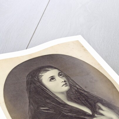 Photo Reproduction of (presumably) a print of Mary Magdalene by Anonymous