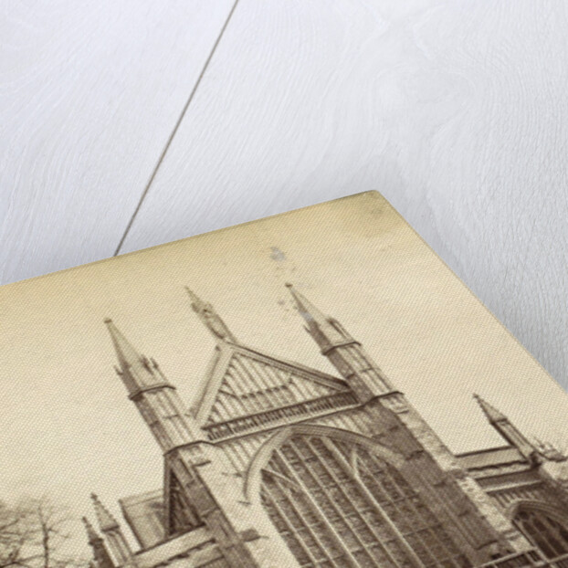 Rear and Cemetery of Winchester Cathedral by Anonymous