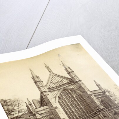 Rear and Cemetery of Winchester Cathedral by Anonymous