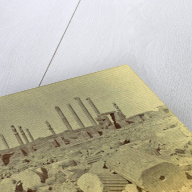 View of ruins of Persepolis by Antoine Sevruguin