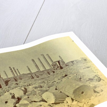 View of ruins of Persepolis by Antoine Sevruguin