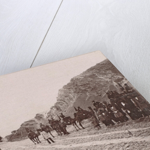 Equestrian Society road in the mountains of Persia by Antoine Sevruguin