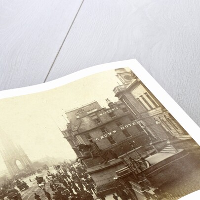 Princes Street from Waterloo Place, Edinburgh by James Valentine