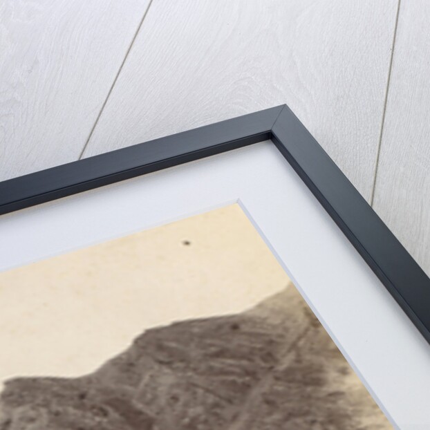 View of the Daliki river and mountains in Persia Iran by Antoine Sevruguin