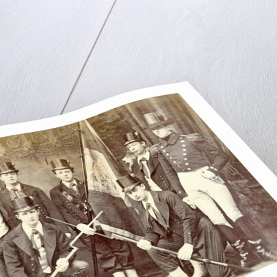 Portrait men in suits independence celebrations by Anonymous