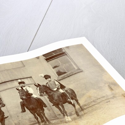 Three men on horseback by Anonymous