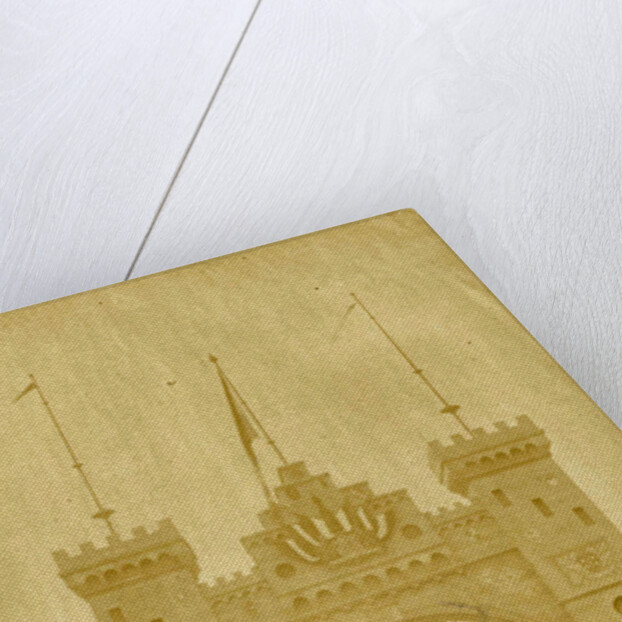 Triumphal arch near the Groote Houtbrug, giving access to den Hout, Haarlem by Anonymous