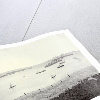 Ships and boats on the roads of Surabaya, Indonesia by Anonymous