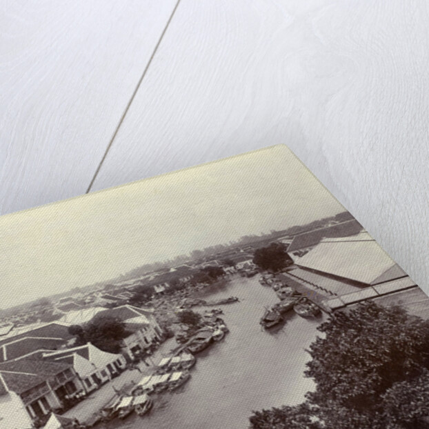 View of the west side of Kalimas, the inland port of Surabaya, Indonesia by Anonymous