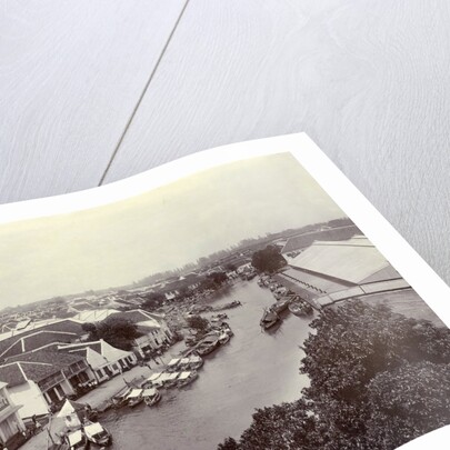 View of the west side of Kalimas, the inland port of Surabaya, Indonesia by Anonymous