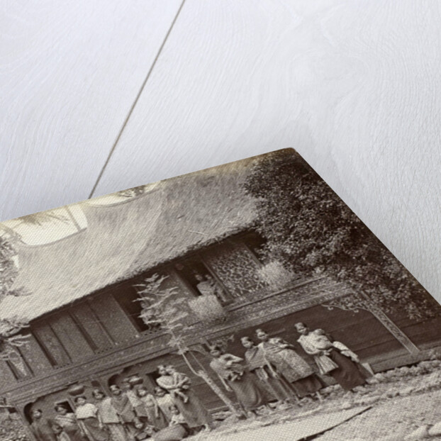 Women with children for a house in Sumatra by Anonymous